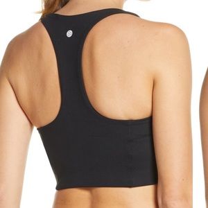 Zella Studio Lite Longline Bra in black